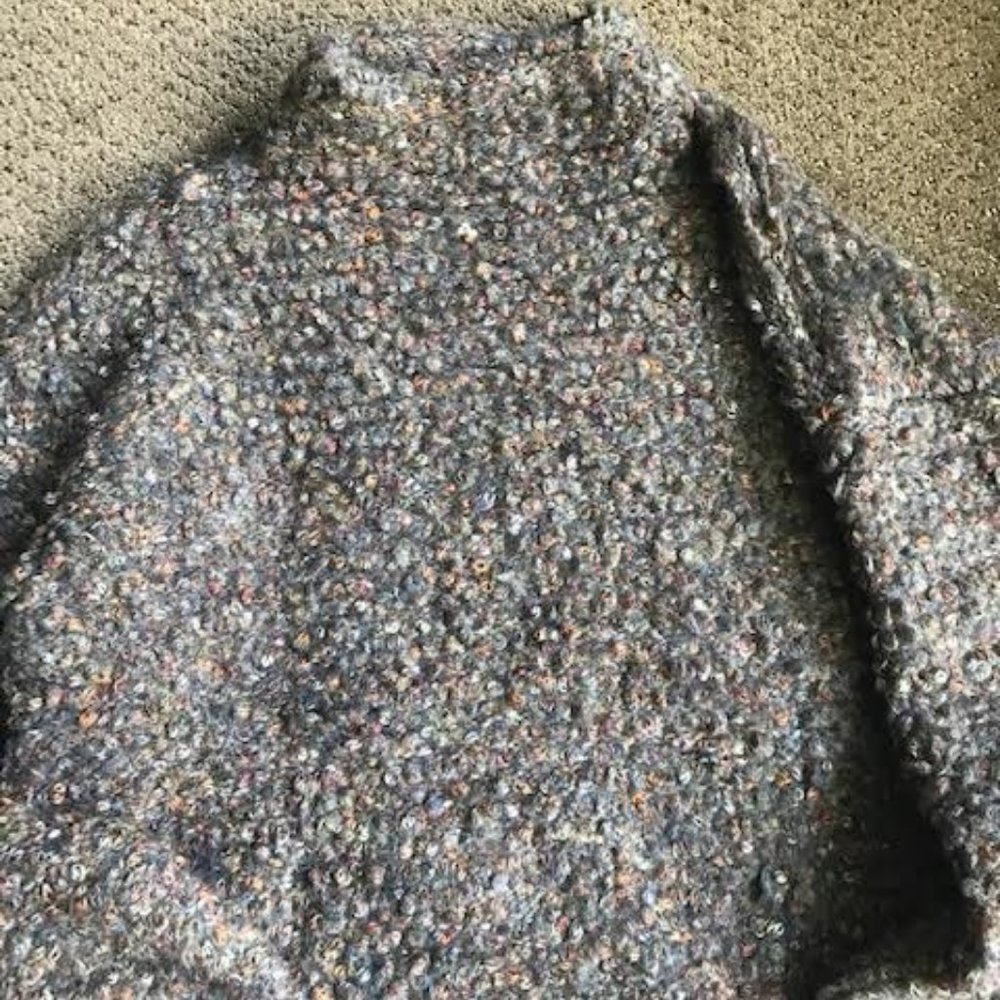 Monk and Lou grey mock turtleneck